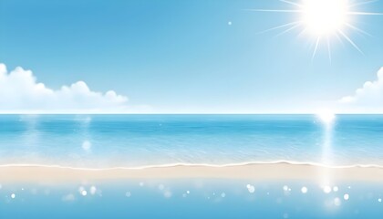 Obraz premium Sunny Beach Scene