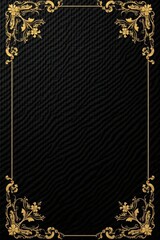 Luxurious gold and black velvet background with intricate floral patterns and silver accents , elegant, gold, luxury