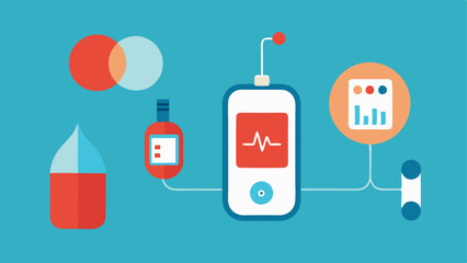 These illustrations can visually represent the concept of realtime glucose monitoring and biohacking effectively while maintaining simplicity and clarity.