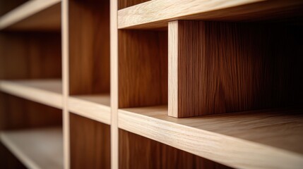 Carpenter building a custom bookshelf. Featuring woodworking and interior design