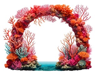 Vibrant Coral Reef Archway