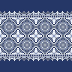Geometric Ethnic Oriental Ikat Seamless Pattern Traditional Design for Background, Carpet, Wallpaper, Clothing, Wrapping, Batik, Fabric, Kebaya, Ceramic, JPEG Illustration. Embroidery Style.