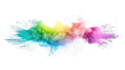 Obraz premium Colorful Powder Explosion