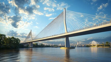 Obraz premium How does structural engineering ensure the safety of bridges? 