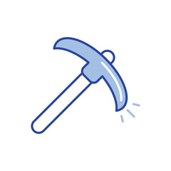 Pickaxe Icon vector stock illustration