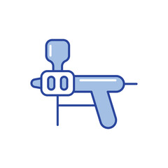 Obraz premium Caulking Gun Icon vector stock illustration
