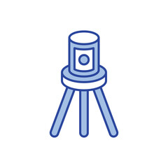Laser Level Icon vector stock illustration