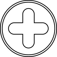 Fototapeta premium Medical cross icon