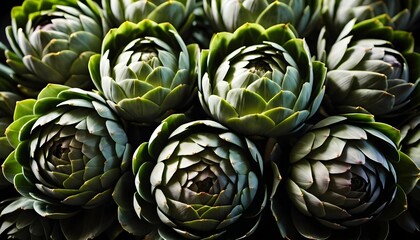Fototapeta premium Close-up of Fresh Artichokes