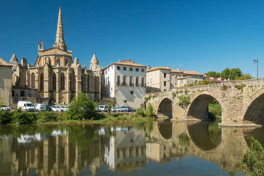 Picturesque Limoux town in France