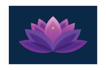 Fototapeta premium lotus flower vector illustration