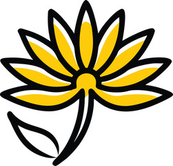 Sweet Pea, Clematis, Foxglove, Dahlia, Hollyhock, Calendula, Larkspur, Baby’s Breath (Gypsophila), Delphinium, Forget-Me-Not, flower logo icon