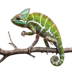 Panther Chameleon on Branch
