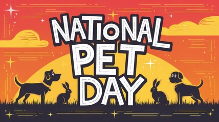 Celebrating National Pet Day with Affectionate Animals and Playful Spirit