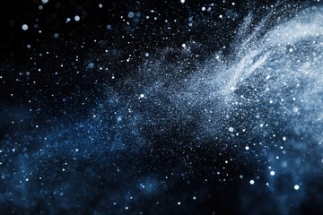 Naklejka premium Dark blue white black grainy gradient background glowing light dark backdrop noise texture effect banner header poster design