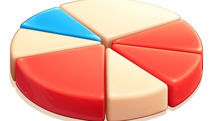 Obraz premium Pie Chart Illustration