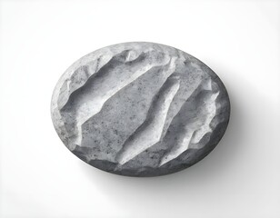Fototapeta premium Grey Carved Stone Sphere