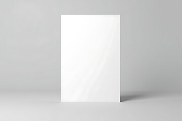 Blank white paper mockup clean design neutral