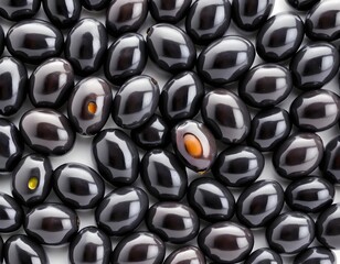 Black Beans Close-Up