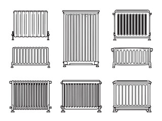 Radiator Sketch Illustration
