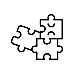 Obraz premium Puzzle icon