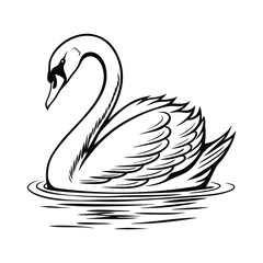 Peacock Bird Silhouette vector illustration