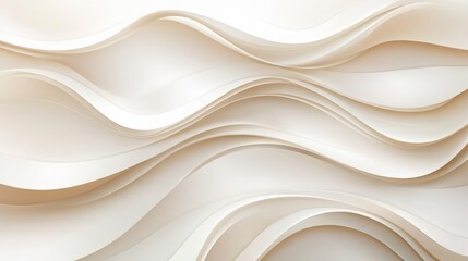 Obraz premium Elegant abstract background with flowing curves and soft textures in neutral tones, perfect for design projects and artistic presentations, abstract art concept