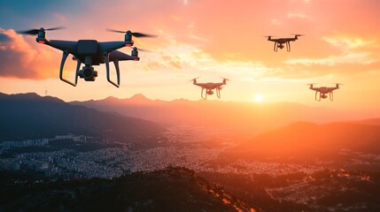 What role do drones play in military operations and surveillance?