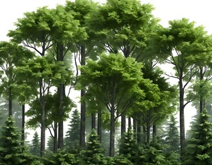 Lush Green Forest Canopy
