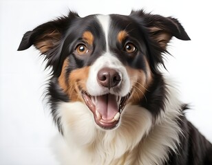 Fototapeta premium Happy Australian Shepherd Dog Portrait