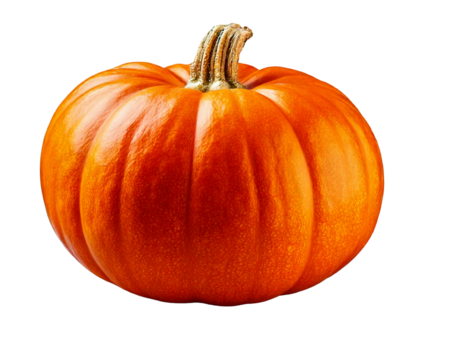 Vegetable pumpkin on transparent background , Generative Ai