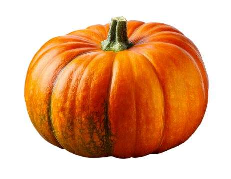 Vegetable pumpkin on transparent background , Generative Ai