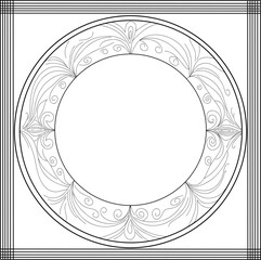 A circular corner frame adds a soft, rounded touch to any design. Ideal for photos, UI elements, or decorative layouts, it blends elegance and modern style with smooth, curved edges.