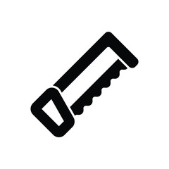Hand Saw Icon vector stock illustration