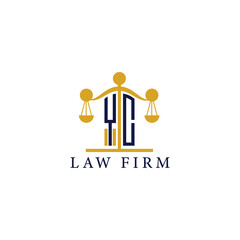  Modern Law Firm Logo with Scales of Justice
