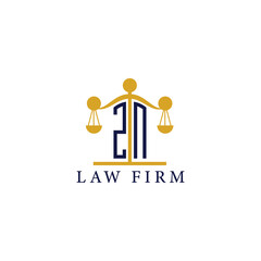  Modern Law Firm Logo with Scales of Justice