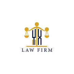  Modern Law Firm Logo with Scales of Justice