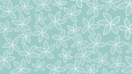 outline flower pattern background. vintage, luxury, floral aesthetic art design.