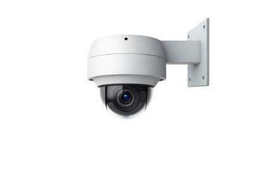 Surveillance Camera on Wall: A sleek and modern security camera, mounted securely on a wall, embodies vigilance and advanced technology for comprehensive monitoring and protection.
