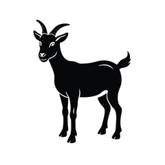 Isolated Goat Farm Animal Clipart