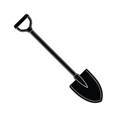 Isolated Hoe Garden Equipment Clipart