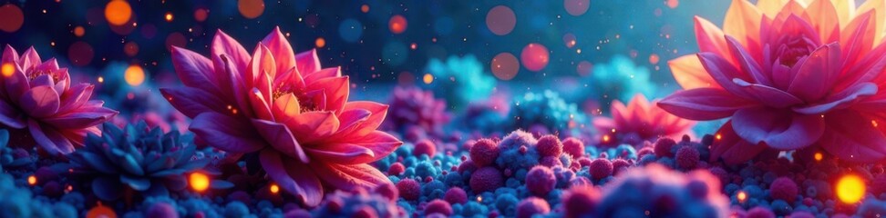 Website interface with modern design elements, computer,