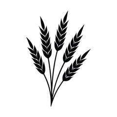 Isolated Oats Farming Crop Illustration