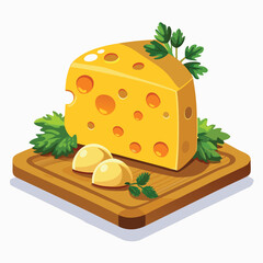 cheese and herbs