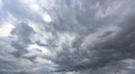 The sky is cloudy and grey