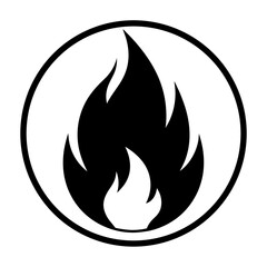 fire icon vector illustration