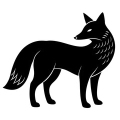 vector image of a fox