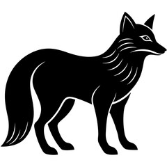 black cat vector
