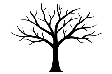 tree silhouette vector