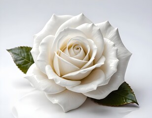 Porcelain White Rose